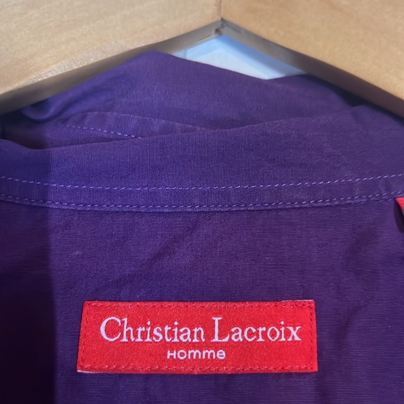 Christian Lacroix Western Embroidered Shirt Men’s Size 44/17.5” Neck Multi Color - Picture 2 of 11